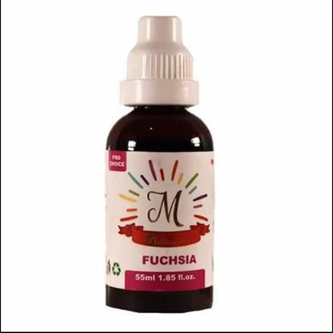 Millennium Fuchsia Liquid Food Colour 55ML | Liquid Food Color for Cake Decorating