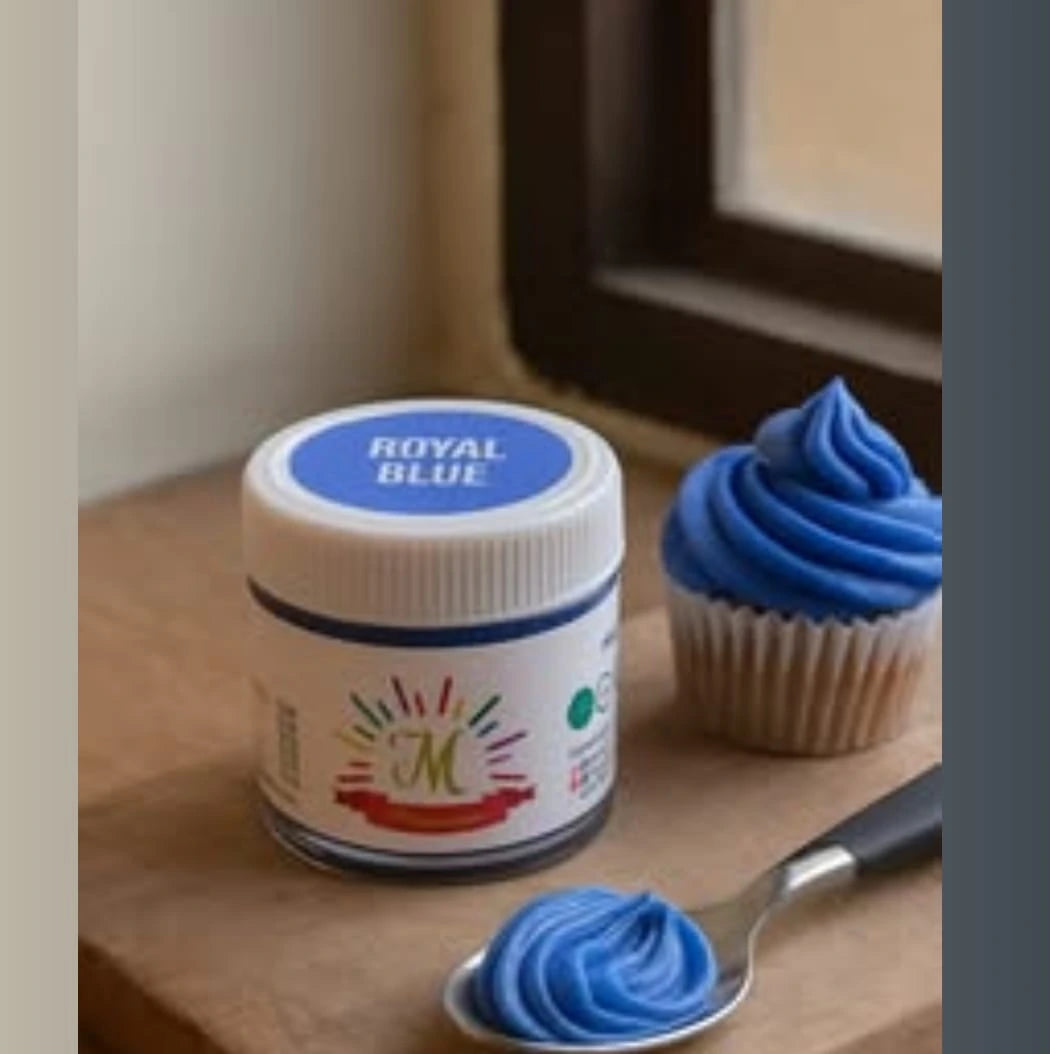 Millennium Royal Blue Powder Colour 15 Gram | Edible Food Colour for Cake Decorating
