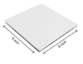 8 Inch White Square Cake Base for Cake Decoration