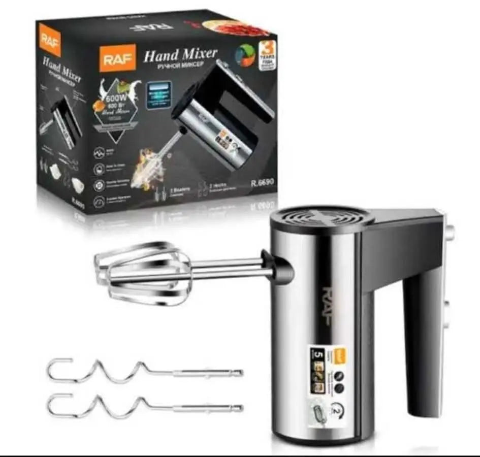 RAF Electric Beater 600 Watt for Baking & Kitchen Use