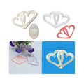 Doubling Heart Cutter Set for Fondant & Cake Decorating