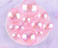 Pink Transparent Faux Ball | Decorative Craft & Floral Accessory
