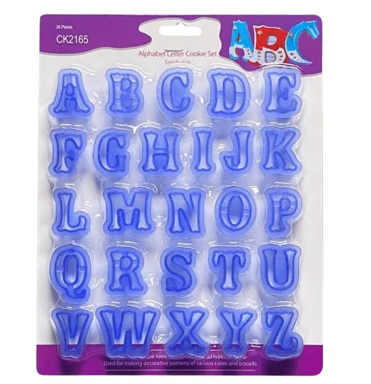 Capital Alphabet Cutter Set for Fondant & Cake Decorating