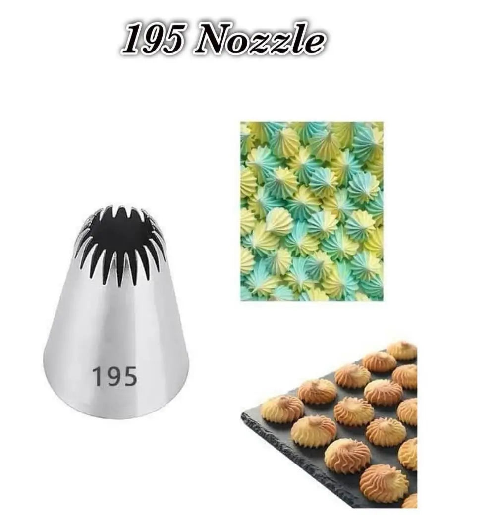 195 Nozzle for Cake Decorating & Cream Piping