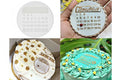 Calendar Fondant Acrylic Stamp | Cake Embosser for Fondant & Cookie Decorating