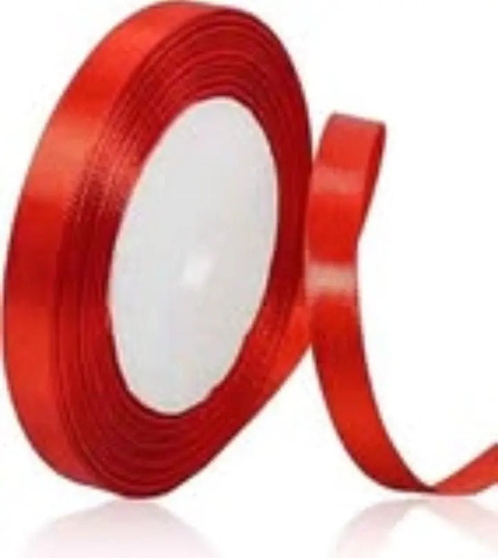Red Ribbon Half-Inch | Decorative Ribbon for Gift Wrapping & Crafts