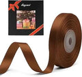 Brown Ribbon Half-Inch | Decorative Ribbon for Gift Wrapping & Crafts