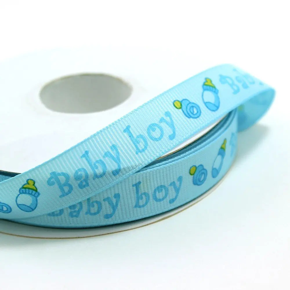 Baby Boy Ribbon 10 Yards | Decorative Ribbon for Gift Wrapping & Crafts