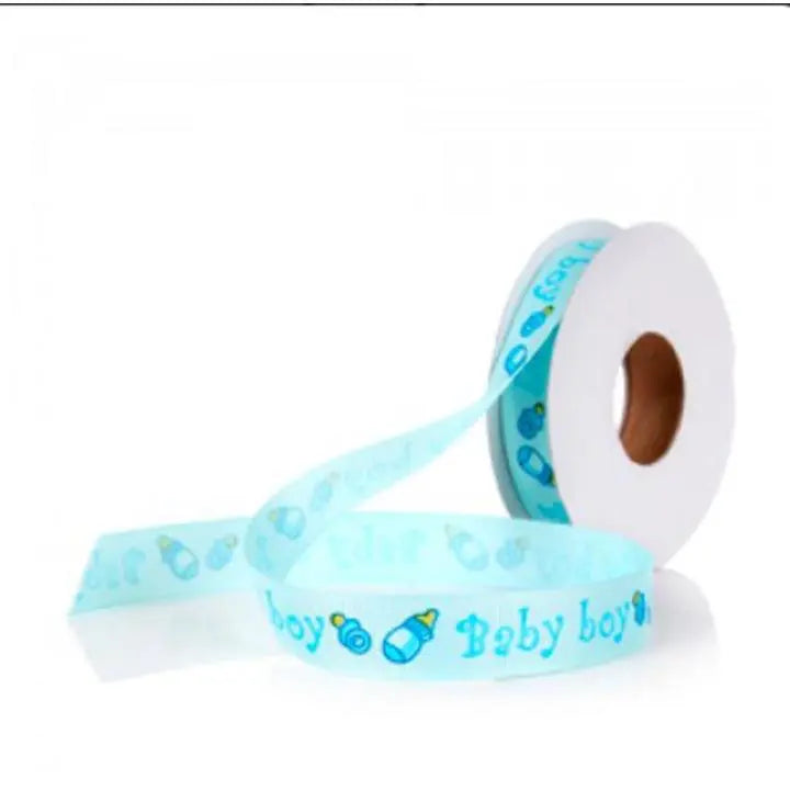 Baby Boy Ribbon 10 Yards | Decorative Ribbon for Gift Wrapping & Crafts