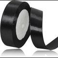 Black Ribbon 1 Inch | Decorative Ribbon for Gift Wrapping & Crafts