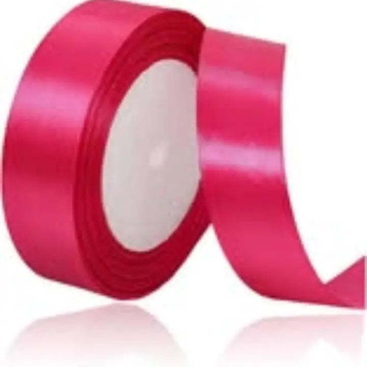 Hot Pink Ribbon 1 Inch | Decorative Ribbon for Gift Wrapping & Crafts