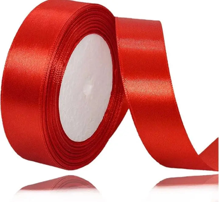 Red Ribbon 1 Inch | Decorative Ribbon for Gift Wrapping & Crafts