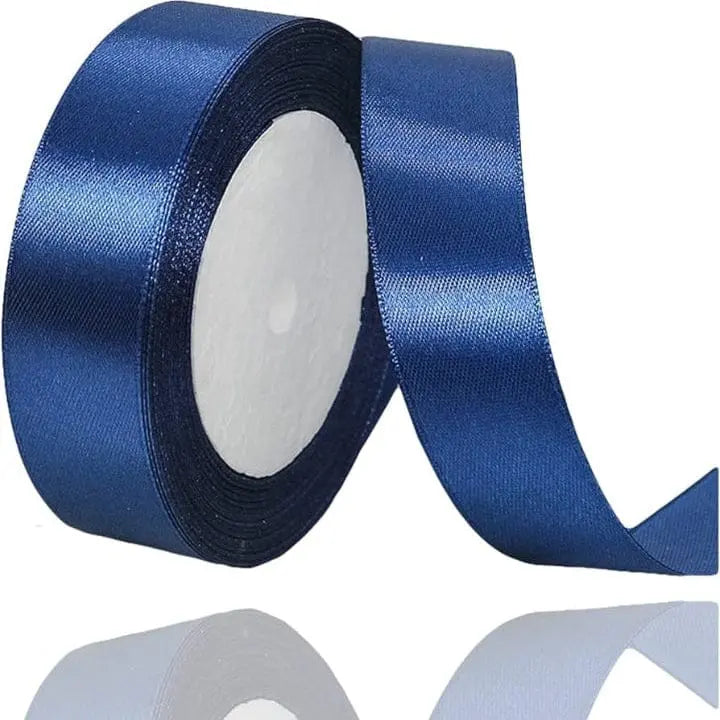 Navy Blue Ribbon 1 Inch | Decorative Ribbon for Gift Wrapping & Crafts