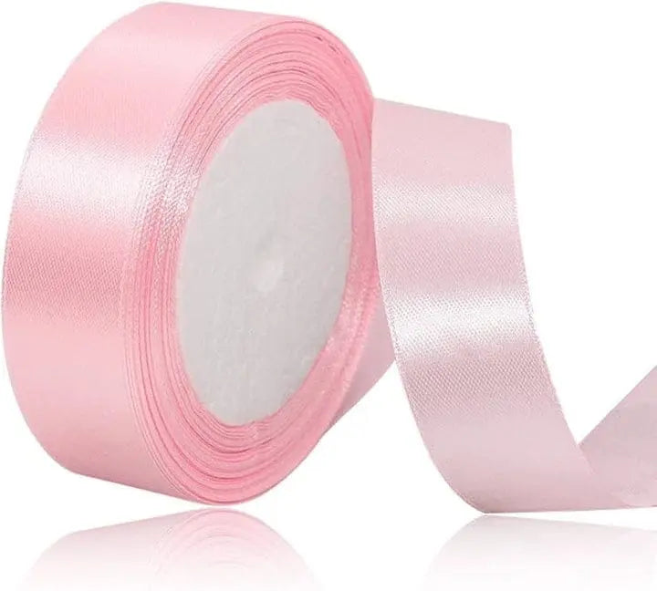 Baby Pink Ribbon 1 Inch | Decorative Ribbon for Gift Wrapping & Crafts