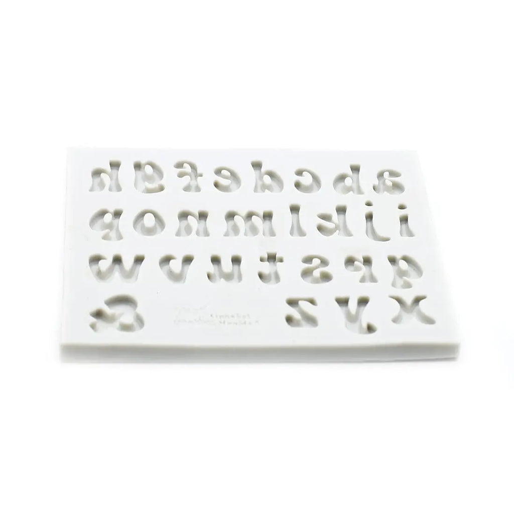 Lowercase Stylish Alphabet Silicone Fondant Mold