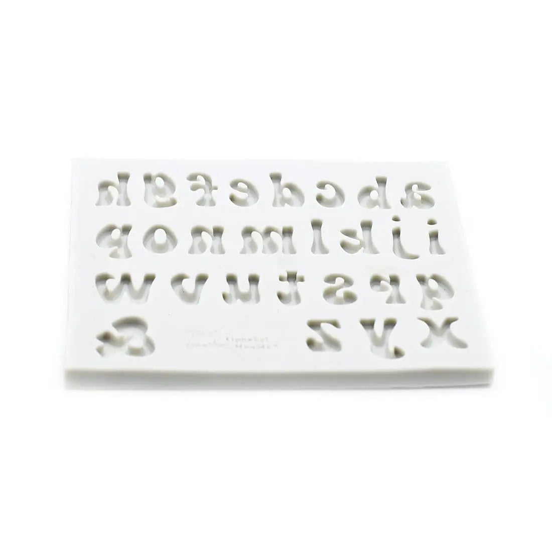 Lowercase Stylish Alphabet Silicone Fondant Mold