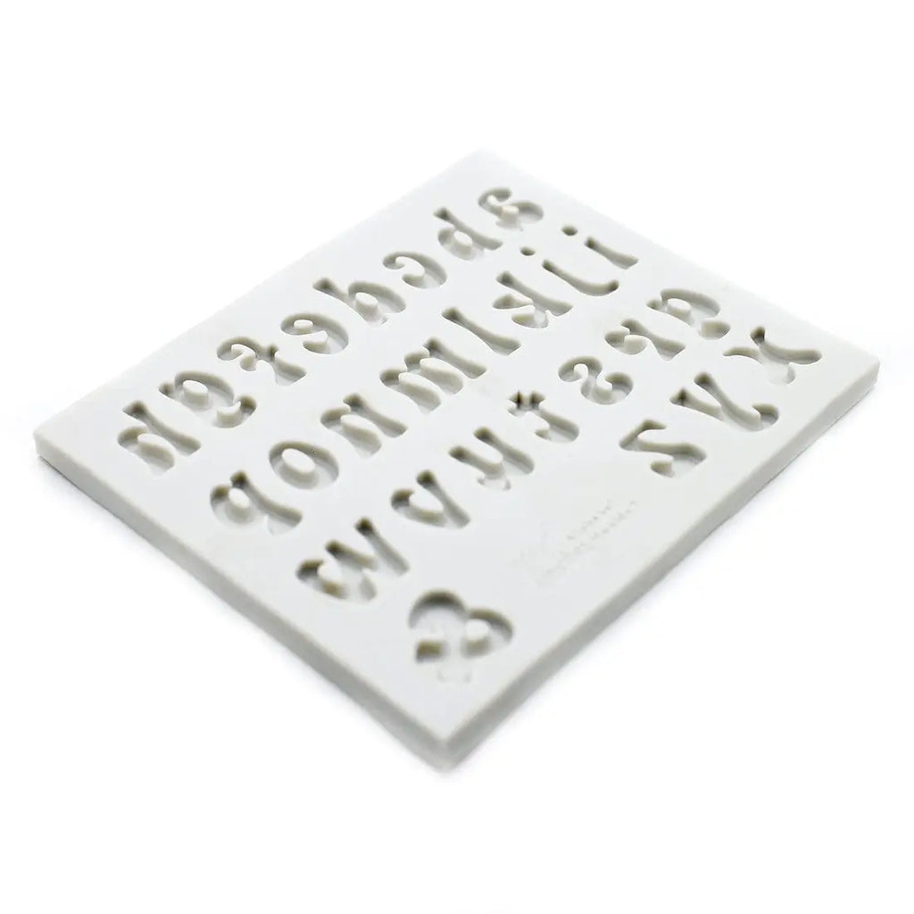 Lowercase Stylish Alphabet Silicone Fondant Mold