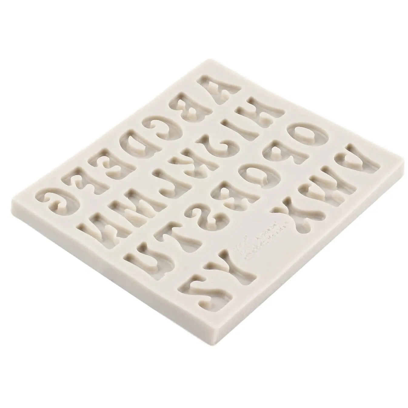 Uppercase Stylish Alphabet Silicone Fondant Mold