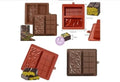Kunafa Chocolate Mold 2 Cavity | Chocolate Bar Silicone Mold for Dubai Chocolate