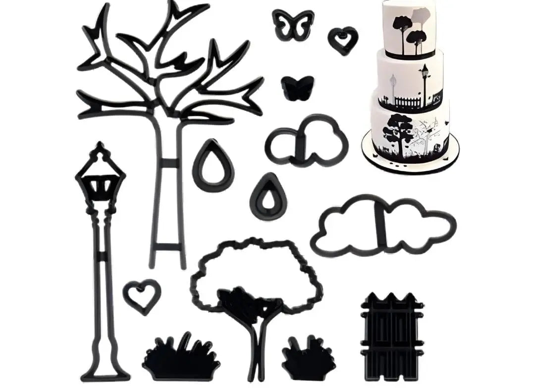 Garden Theme Cutter Set | Fondant, Cookie & Cake Decorating Cutter Set