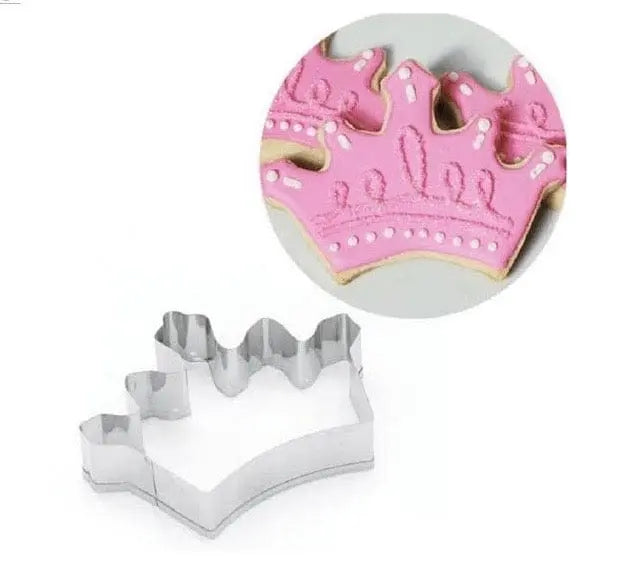 Crown Cookie Cutter – Fondant & Biscuit Decorating Tool
