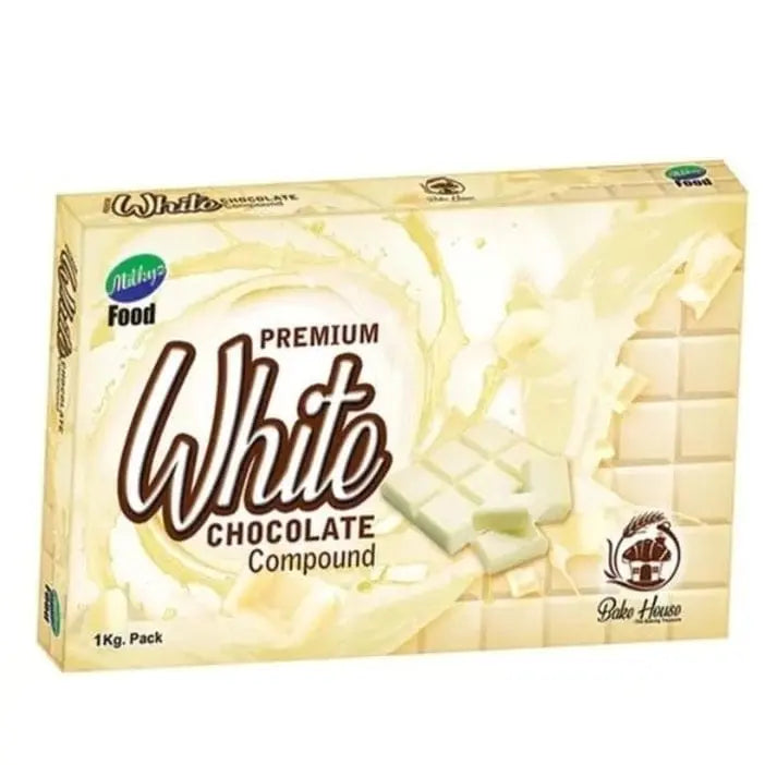 Milkyz White Chocolate 1kg – Premium Baking Chocolate for Cakes & Desserts
