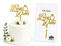 Baat Pakki Acrylic Cake Topper | Elegant Engagement Ceremony Cake Decoration