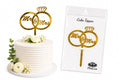 Mr & Mrs Acrylic Cake Topper | Elegant Wedding Cake Decoration