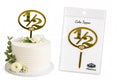 1/2 Acrylic Cake Topper | Half Birthday & Six Months Celebration Cake Decoration
