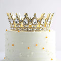 Premium Gold Metal Crown | Luxury Cake Topper Crown for Birthday & Celebration Cakes