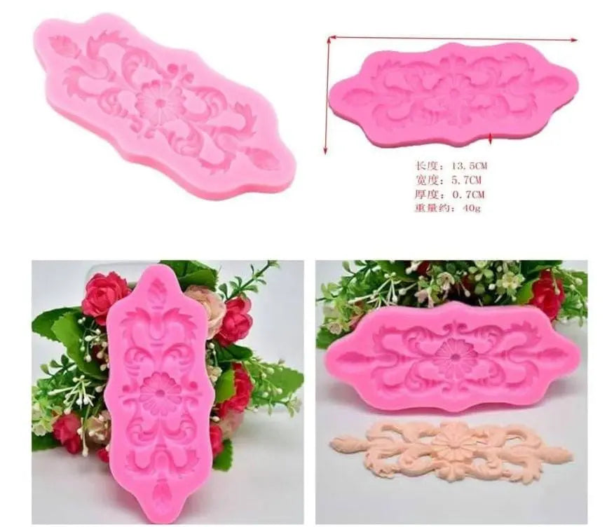 Dholki Theme Fondant Silicone Mould | Chocolate, Fondant & Cake Decorating Mould