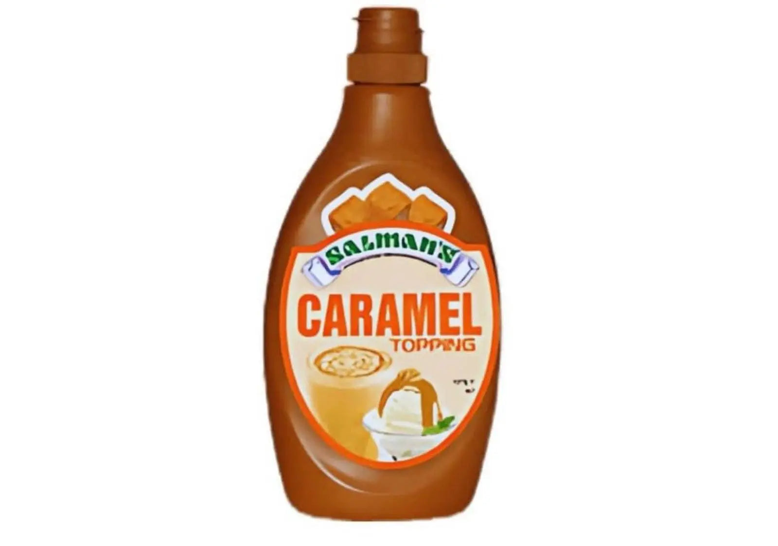Salman's Caramel Topping Syrup | Premium Dessert & Ice Cream Syrup