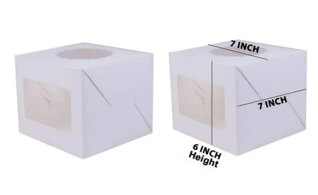 Cake Box 7×7×6 | Premium Cake Packaging Box for Cakes & Desserts