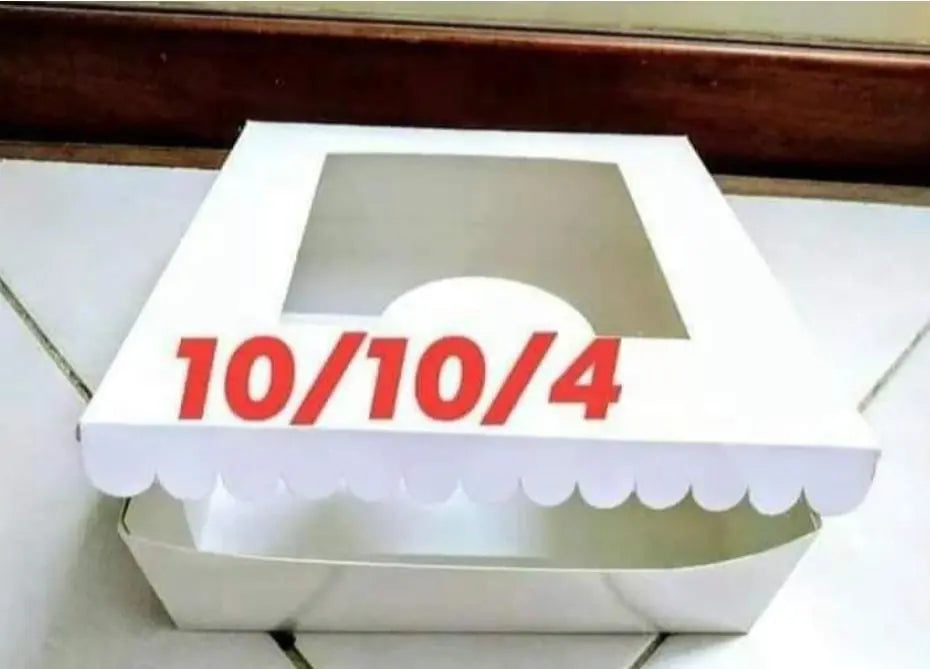 Cake Box 10×10×4 | Premium Cake Packaging Box for Cakes & Desserts
