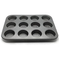 12 Pcs Non-Stick Cupcake Tray | 12 Cup Muffin Baking Pan