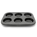 6 Pcs Non-Stick Cupcake Tray | 6 Cup Muffin Baking Pan