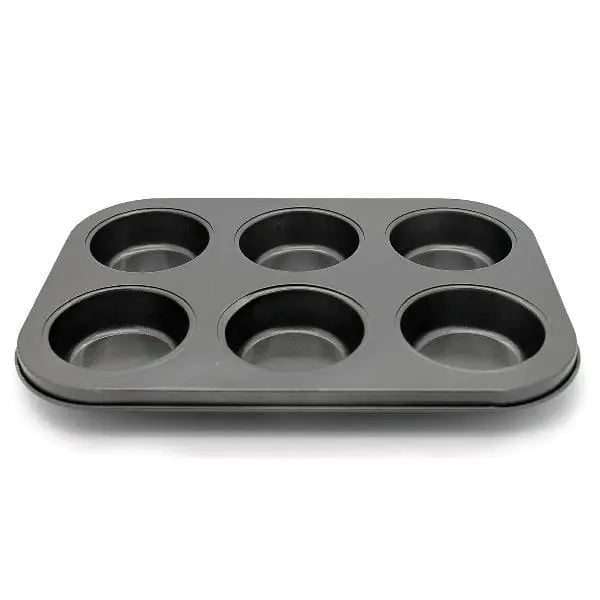 6 Pcs Non-Stick Cupcake Tray | 6 Cup Muffin Baking Pan