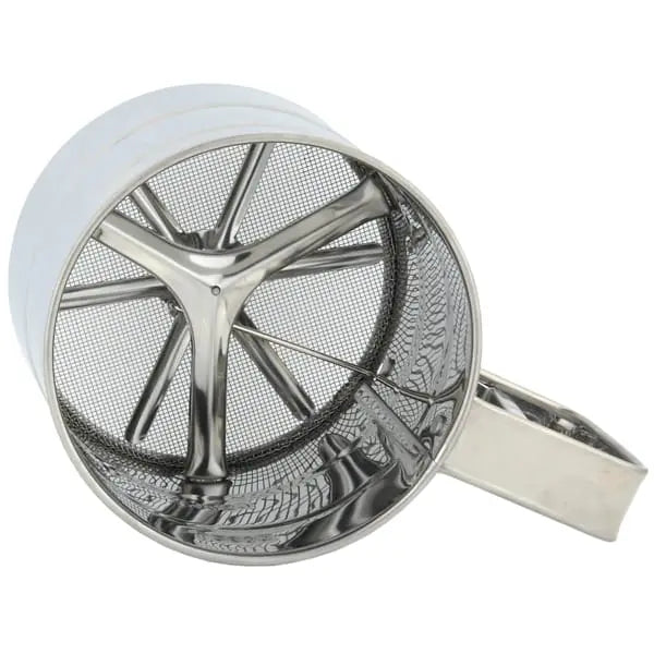 Stainless Steel Flour Sifter | Fine Mesh Flour Sieve for Baking