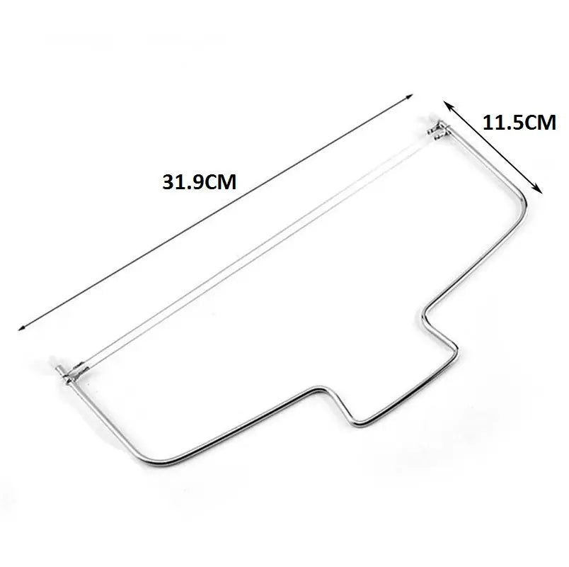 Adjustable Cake Wire Leveler Stainless Steel | Cake Layer Slicer & Leveling Tool