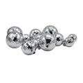 Silver Disco Fauxball Pack of 12 Pcs | Luxury Decorative Faux Balls for Cake Décor