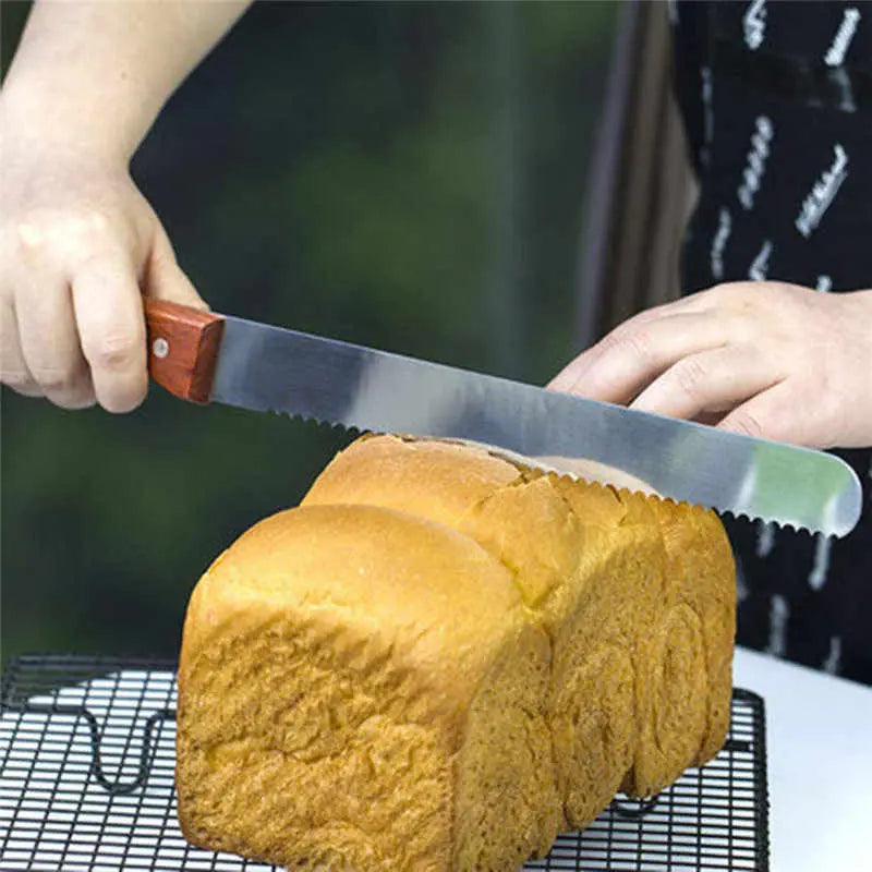 Large Cake Cutting Knife | Stainless Steel Cake Slicer & Dessert Knife