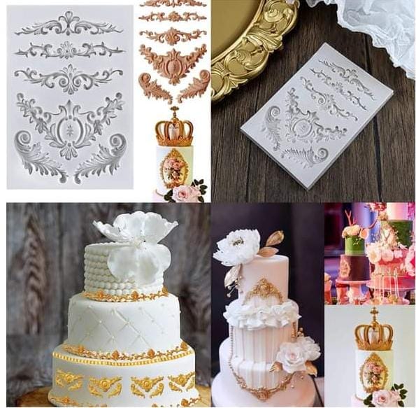 Vintage Border Mold | Elegant Cake Decorating Mold