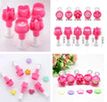 5-Piece Mixed Plunger and Cookie Cutter Set for Fondant Decorating