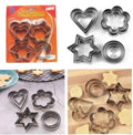 12-Piece Mixed Stainless Steel Cookie Cutter Set for Baking