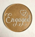 Engaged Fondant Embosser | Acrylic Cake & Cookie Stamp