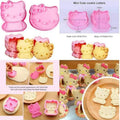 2-Piece Hello Kitty Cookie Cutter Set for Cake Decorating