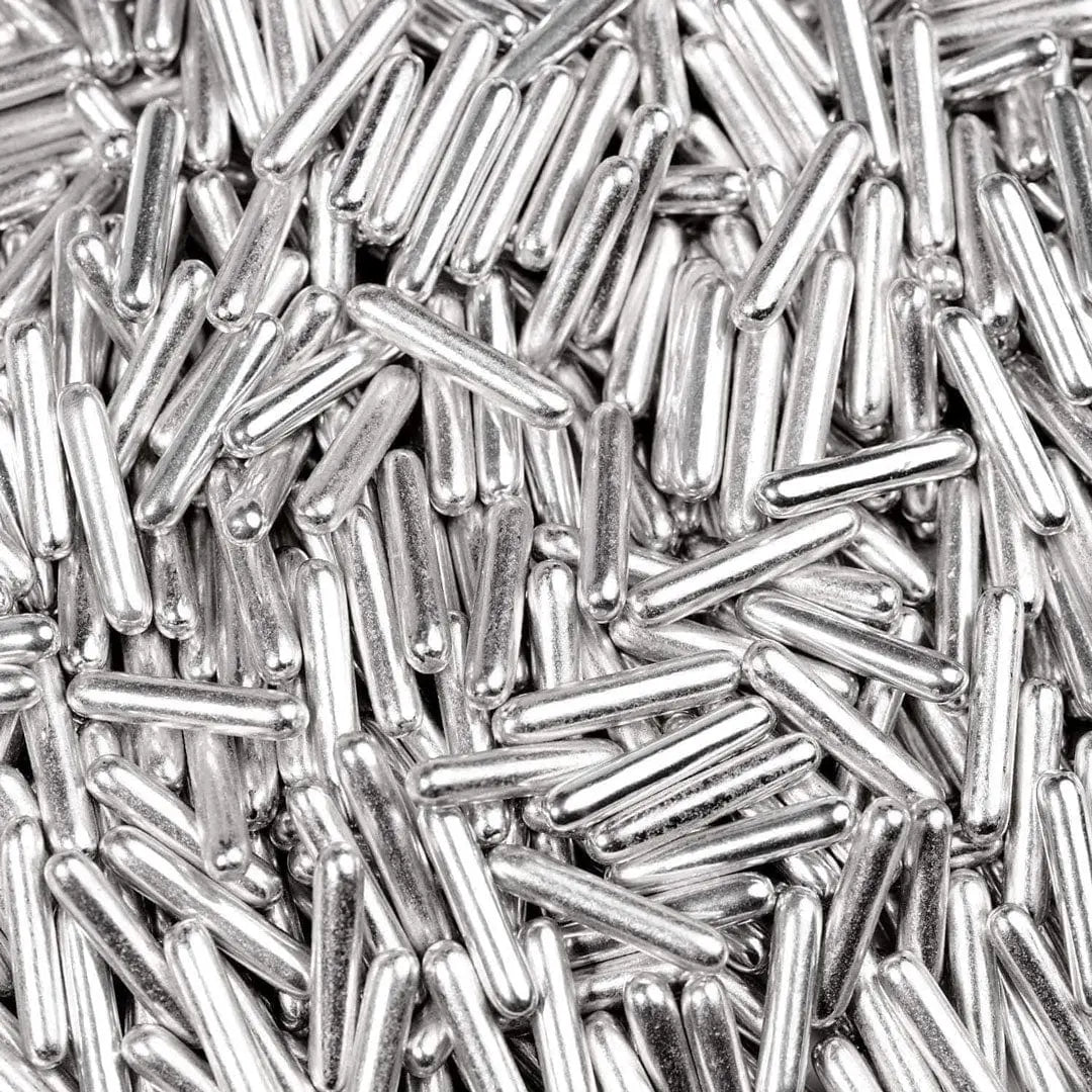 Imported Silver Rod Sprinkles 25g for Cake Decorating