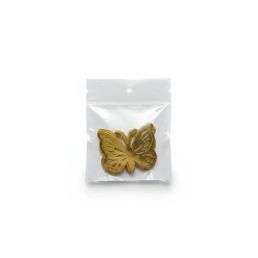 Butterfly Paper Cutouts – Pack of 10 for Cake & Party Decoration