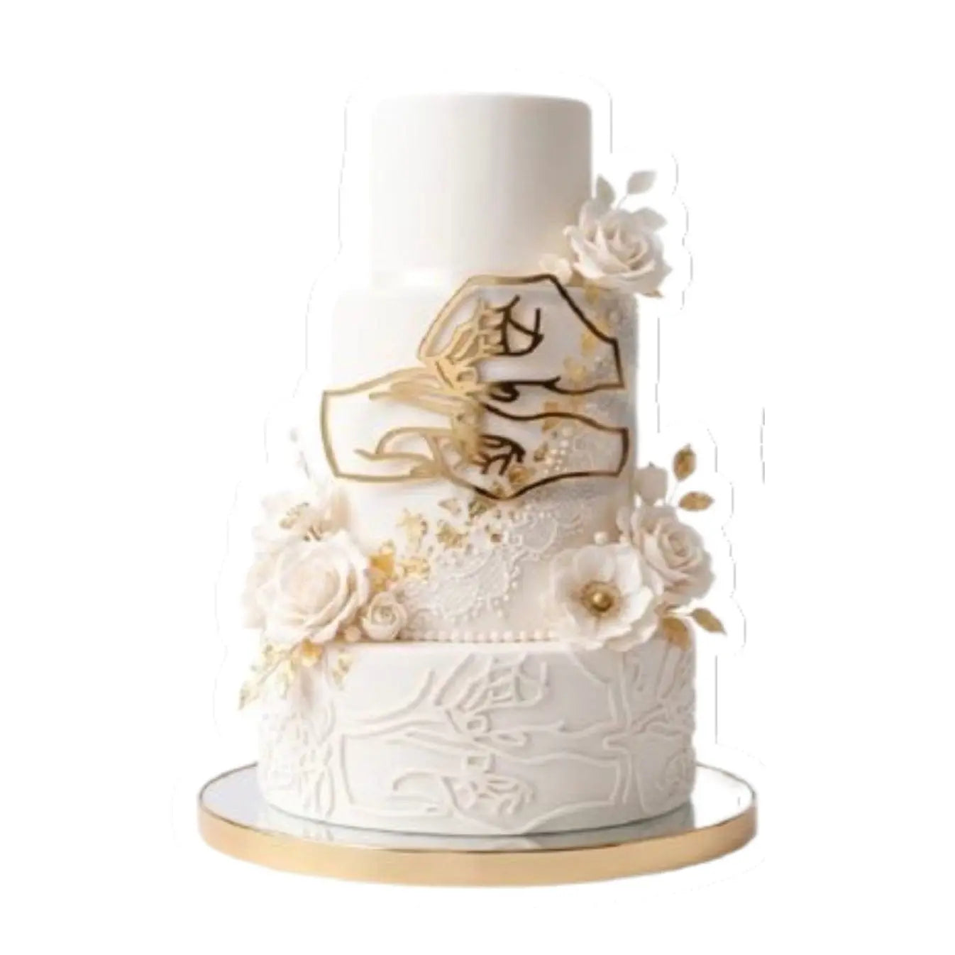 Acrylic Engagement Ring Ceremony Cake Tag for Decoration