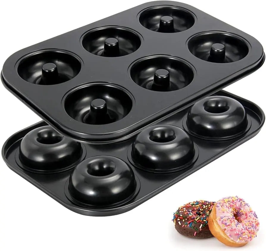 6-Cavity Non-Stick Donut Baking Tray